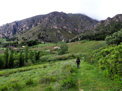 Hiking north