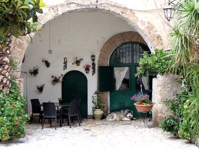 Courtyard scene