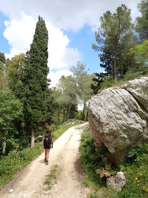 Passing a rock