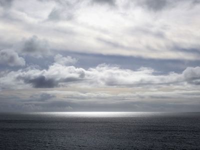Cloudy skies