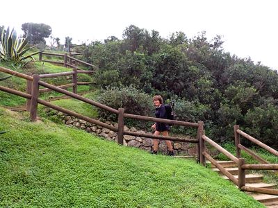 Start of day hike