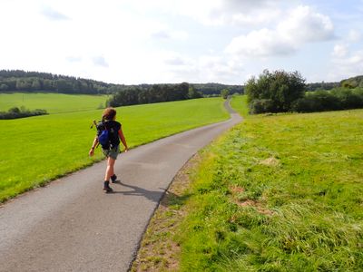 Stage 12: Hiking along