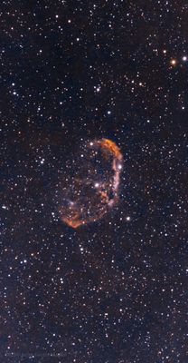 Ngc-6888, the crescent nebula