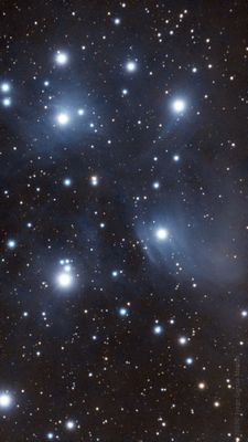 M-45, Pleiades open cluster