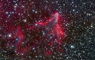 Ic63, the gosth nebula