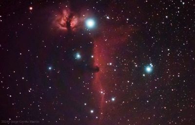 Horsehead & Fork nebulaes