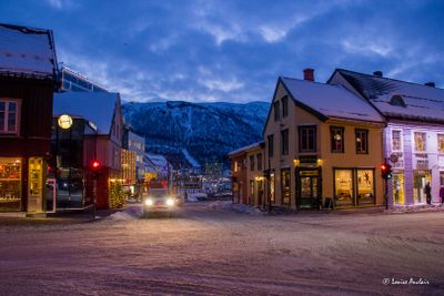 9h du matin  centre-ville de Tromso
