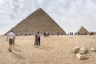 La grande pyramide de Khops et la pyramide de Khphren