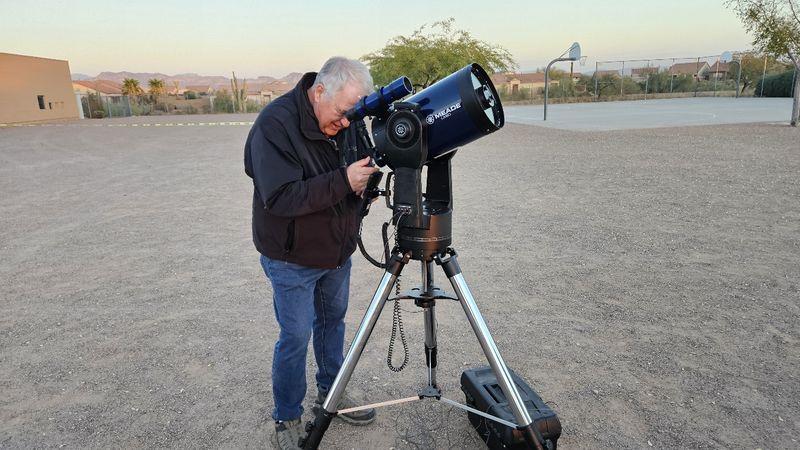 Ed Rosenbach and his Meade LX90 setup.