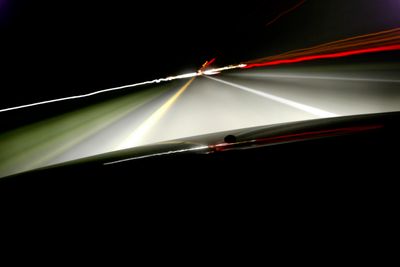 on the road night