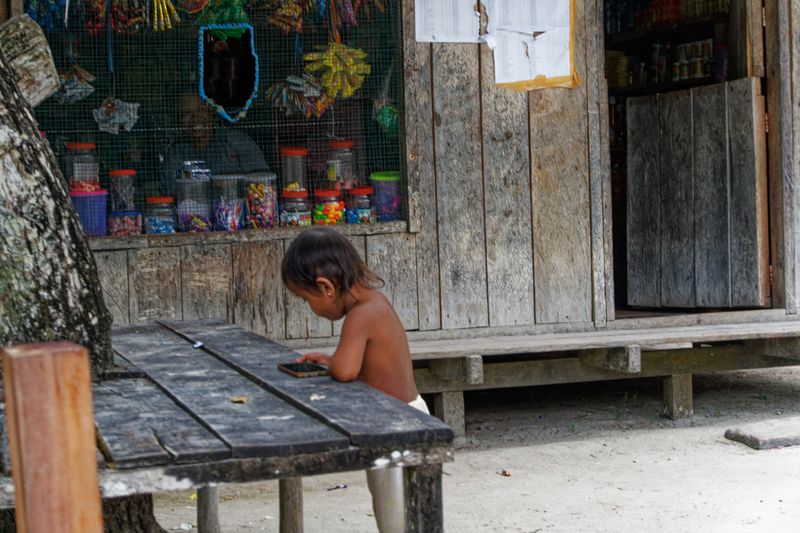 High tech in the fishing village