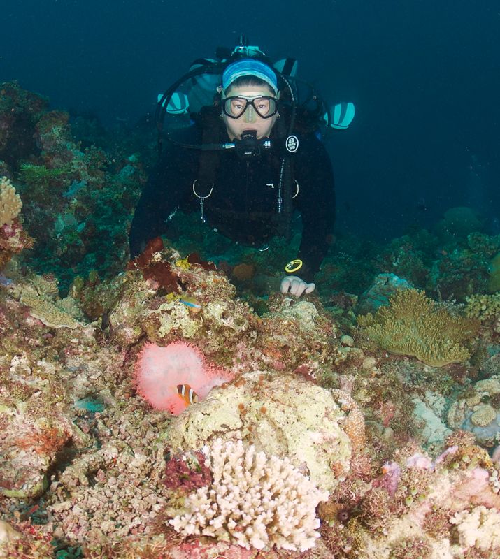 Jules with Pink Anemone