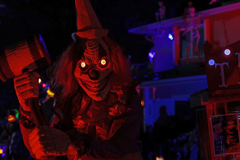  My neighbors love Halloween