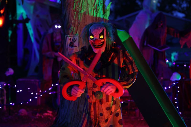  My neighbors love Halloween