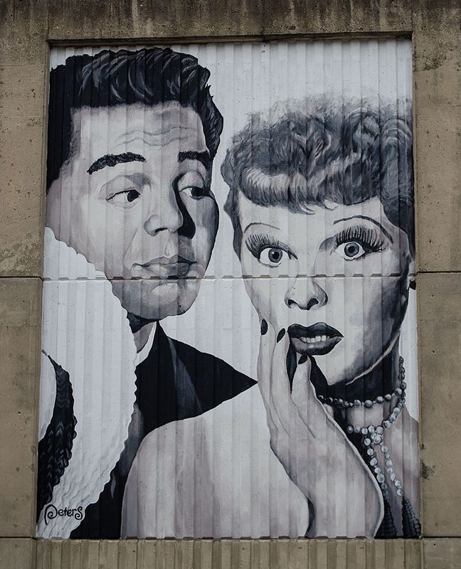 Lucy & Desi Mural