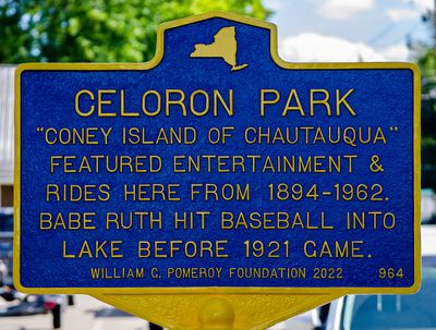 Celoron Park Marker