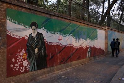 Tehran, Wall of Former USA Embassy