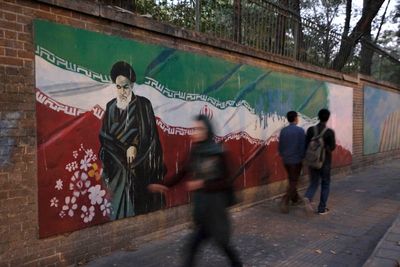 Tehran, Wall of Former USA Embassy