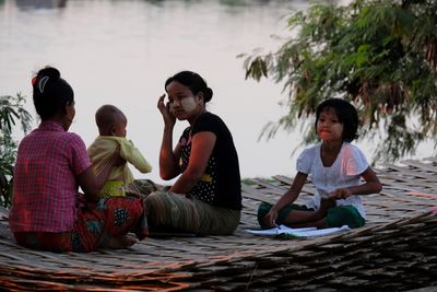 Mandalay, Myo Patt Road near Irawadi River