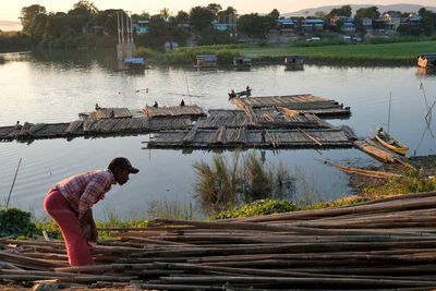 Mandalay, Myo Patt Road near Irawadi River