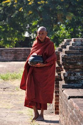 Monk at Mingun Paya