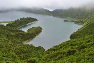 Fogo Lagoon, S. Miguel Island, Azores, Portugal