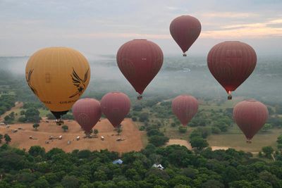 Bagan, Balloon Flight