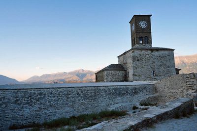 Gjirokastėr, Castle. and Sahatit Tower
