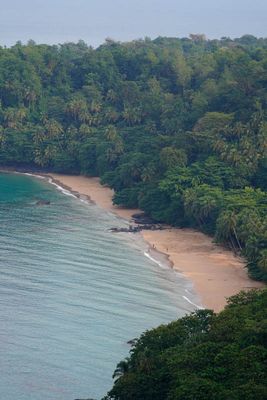Príncipe Island, Antenas Lookout, Macaco Beach