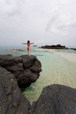 Príncipe Island, Boi Beach