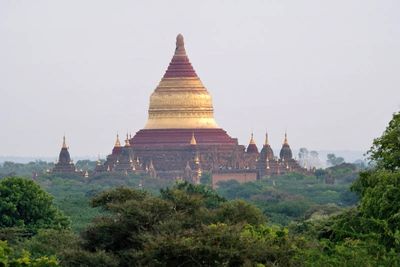 Bagan, Dhammayazika from Lookout near Sulamani Paya