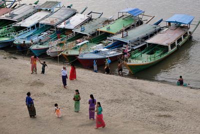 Bagan, Ayeyarwady River near Bupaya
