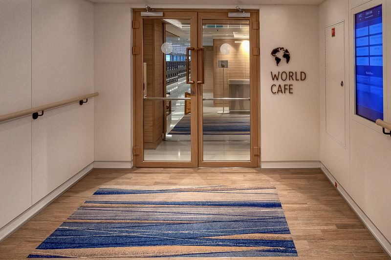 Entrance to World Caf