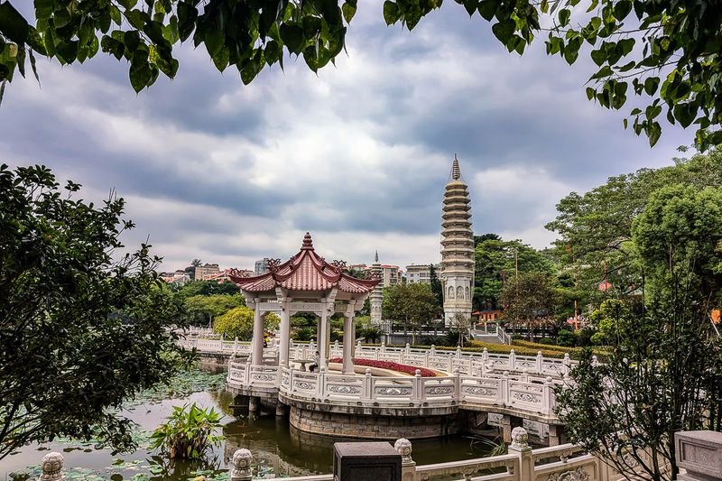 Pagodas And Garden