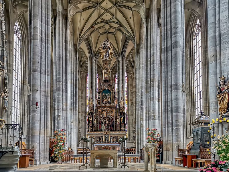 Dinkelsbhl Mnster St Georg Interior