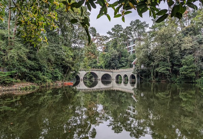 Bridge By The Hotel Entrance