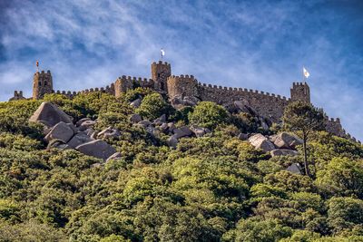 The wall of the Castle of the Moors