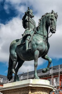 Madrid King Philip III Statue