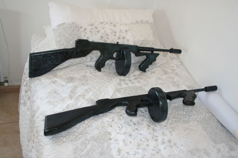 Thompson machine guns