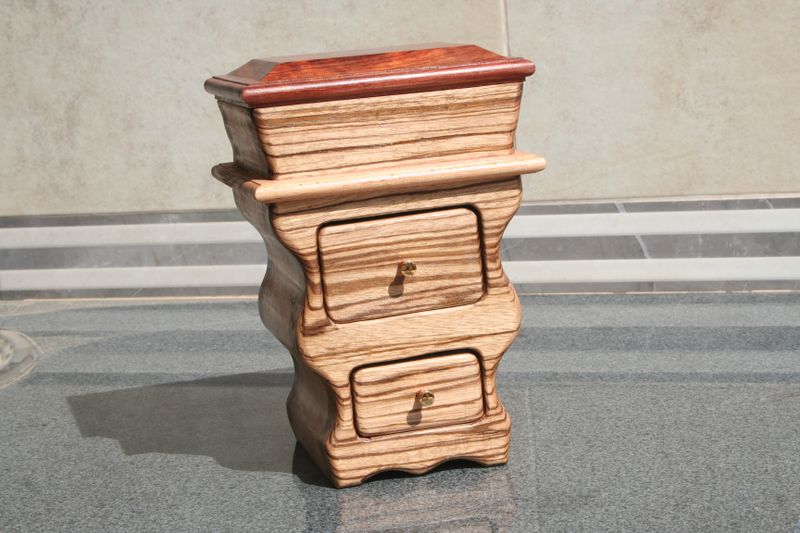 zebrano box
