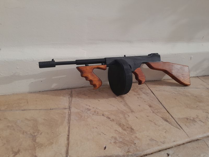 wooden Tommy gun