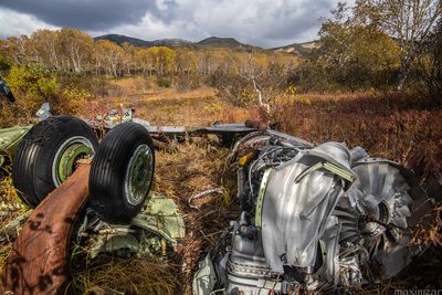  crash site of a USSR-era military aircraft
