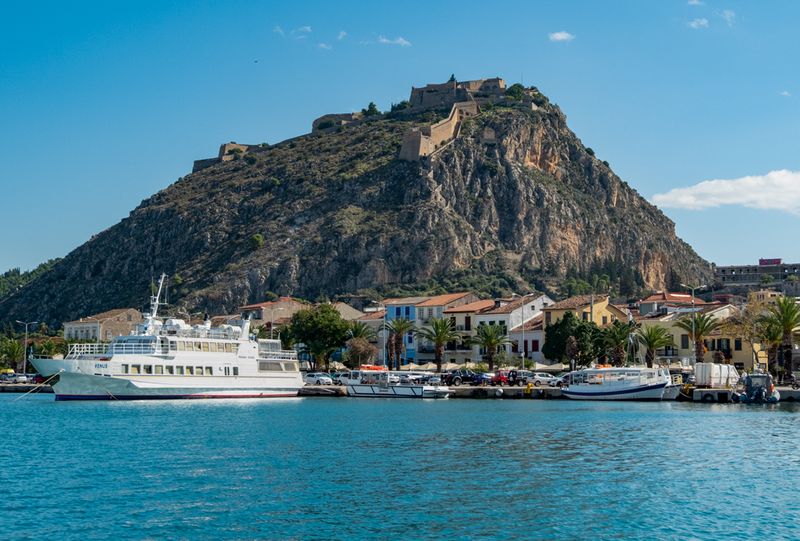 PORT WITH PALAMIDI CASTLE