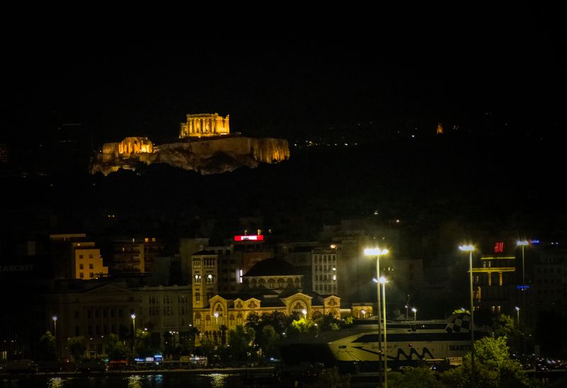 VIEW OF ACROPOLIS FROM THE SHIP