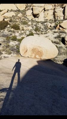 Rock-climbing near the Mexican border