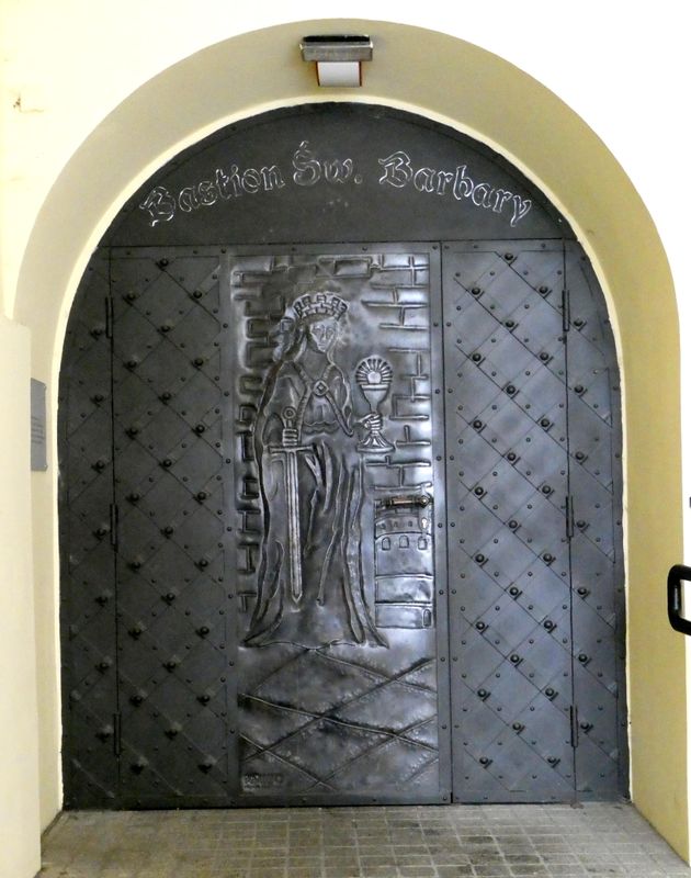 Metal door at Jasna Gora Monastery
