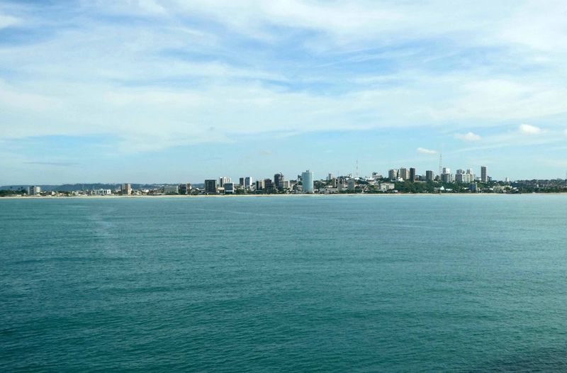 Arriving in Maceio, Brazil