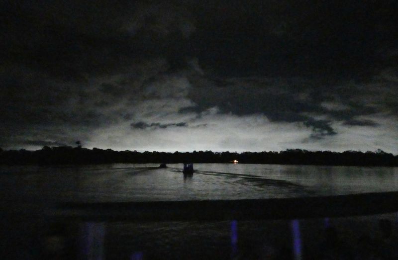 Night sky on the Rio Negro