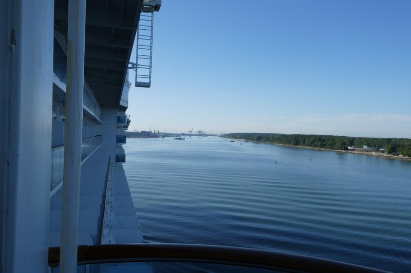 Klaipeda, Lithuania is located in a narrow strait called the Sea Channel