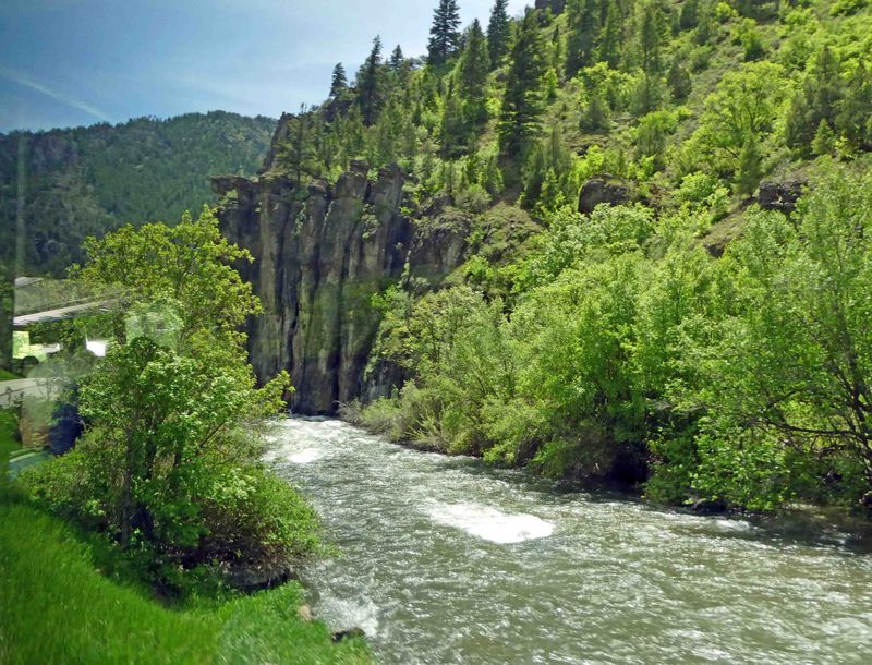 The Logan River is 53.7 miles long and flows through Idaho and Utah